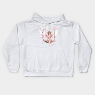 Magical Pink Fairy Kids Hoodie